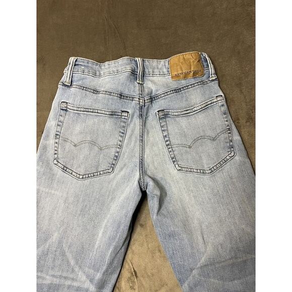 American Eagle Athletic Skinny Airflex + Distressed Jeans Size 26 x‎ 28 - Picture 7 of 9